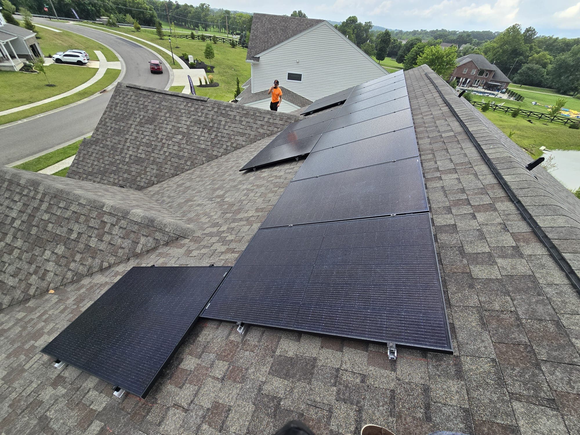 Completed Elite Solar installation in Maryland