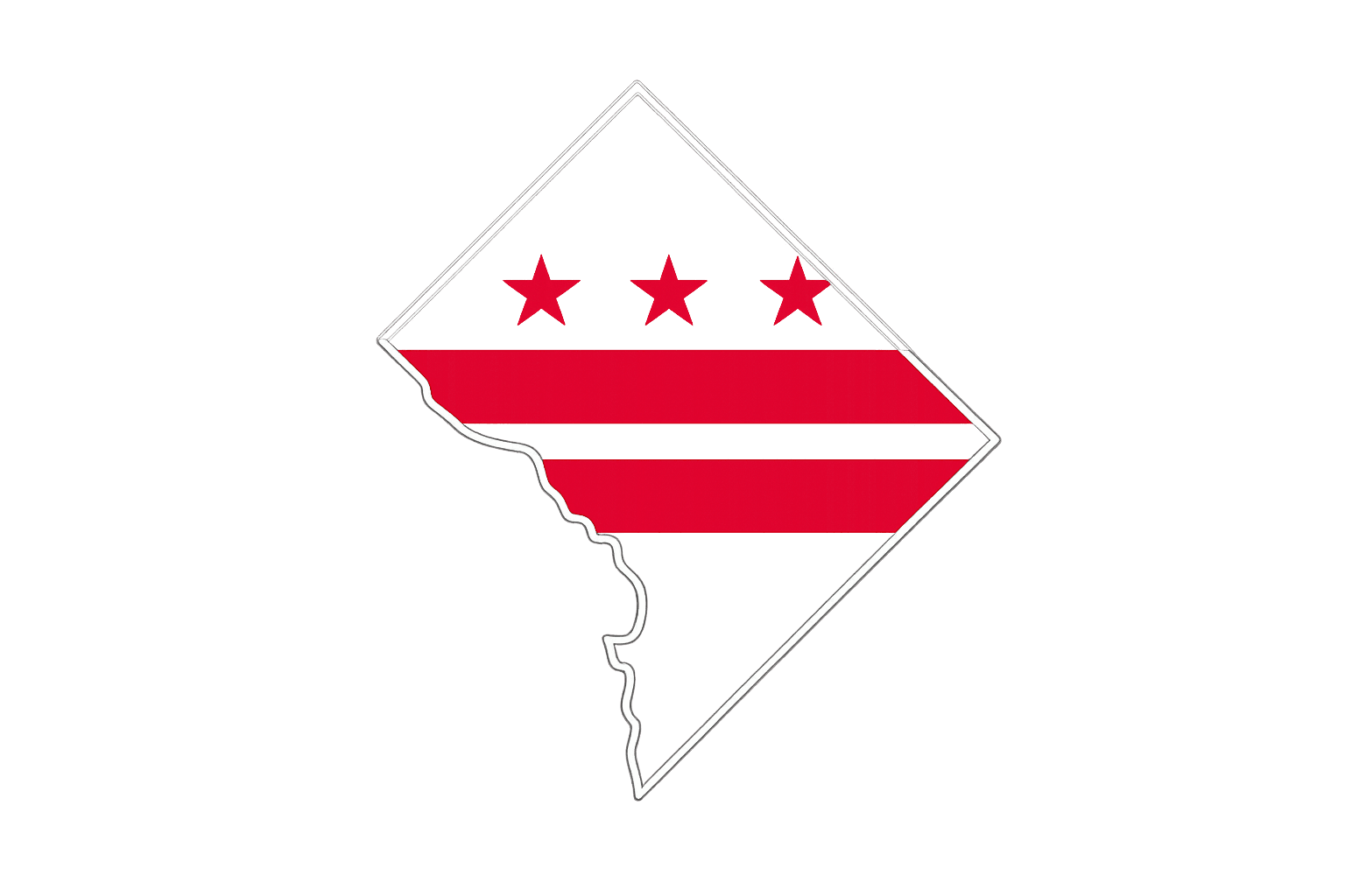 Map of our Washington, DC service area