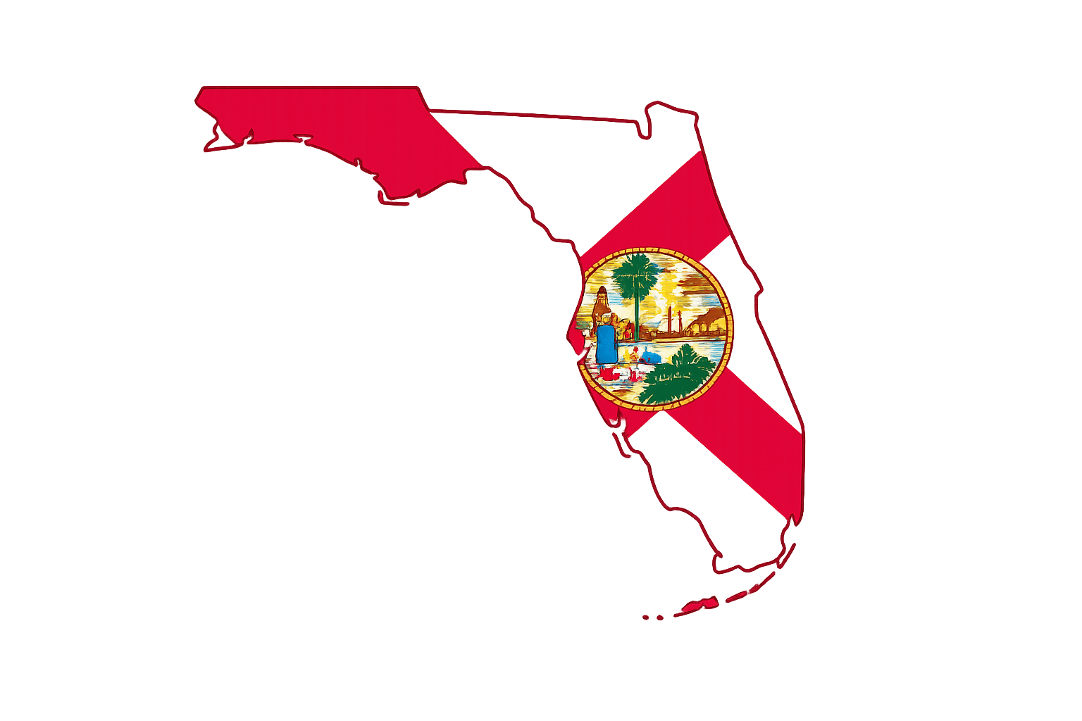 Map of our Florida service area