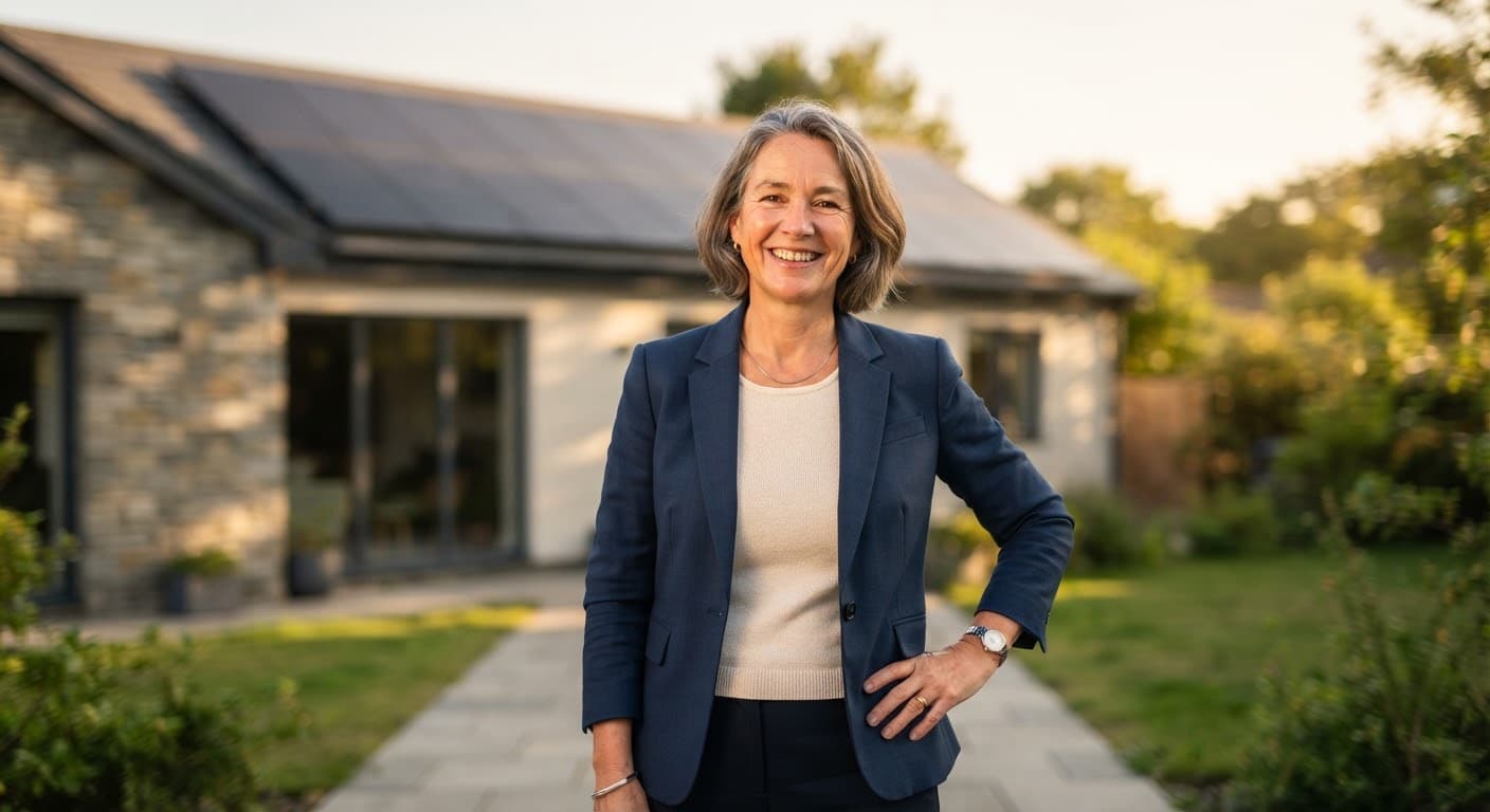 Portrait of a happy Elite Solar homeowner